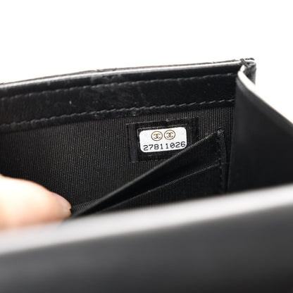 Chanel Lambskin Quilted Mini Trendy CC Chain Wallet Black 7 of 11