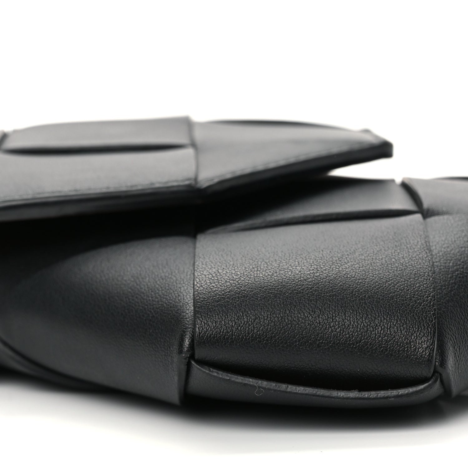 Bottega Veneta Calfskin Intreccio Diago Phone Pouch Black Pinecone Black Pinecone 7 of 9