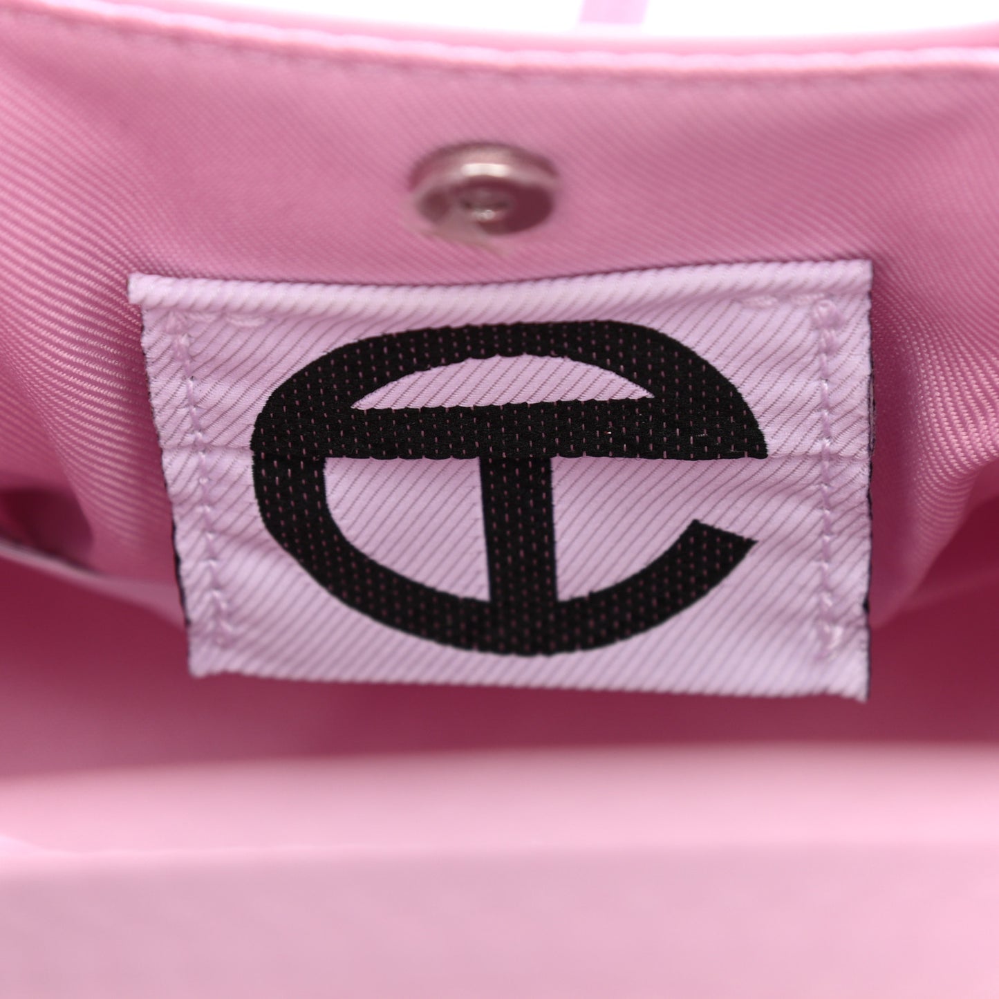 Vegan Leather Small Shopping Bag Bubblegum