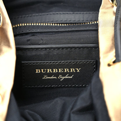 Burberry Nylon Medium Rucksack Runway Backpack Gold Black 5 of 8