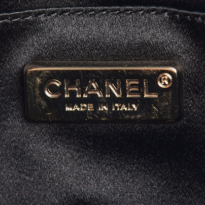 Chanel Satin Quilted Flap Black 6 of 8