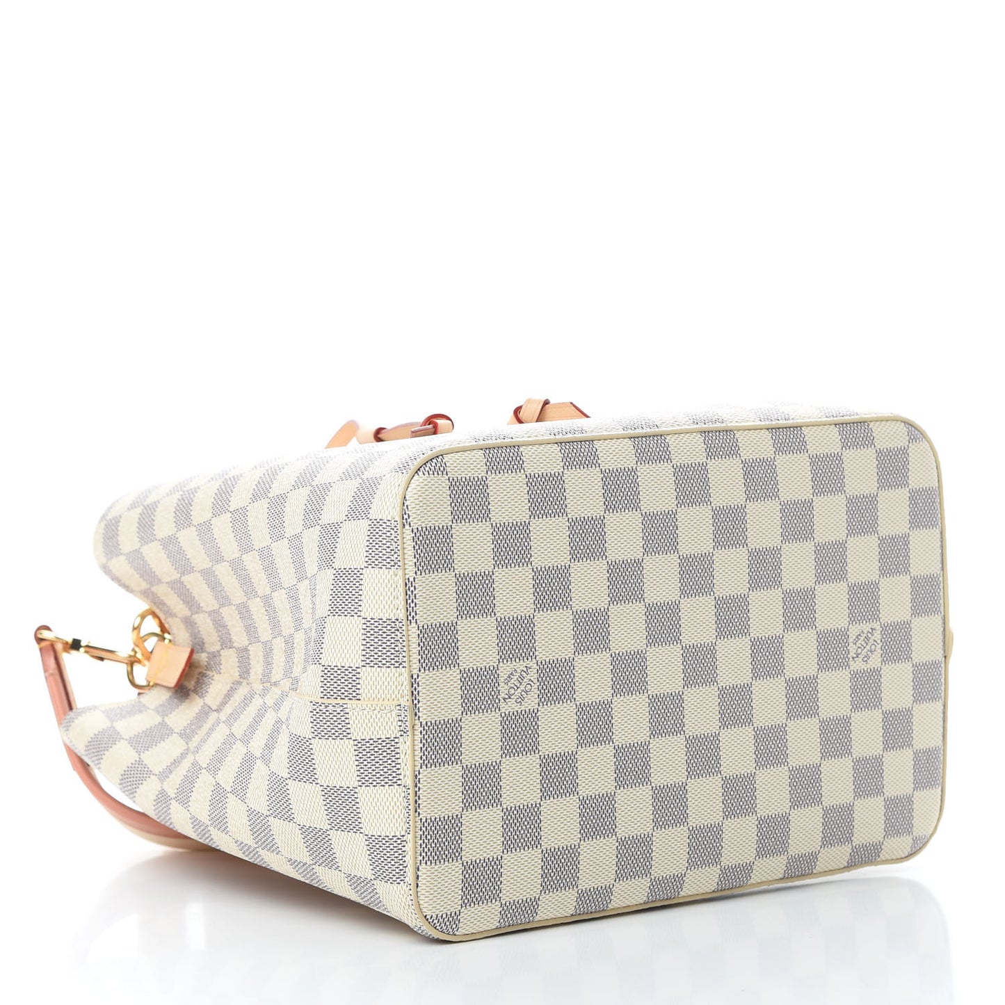 Damier Azur Braided Neonoe MM Peach Cream