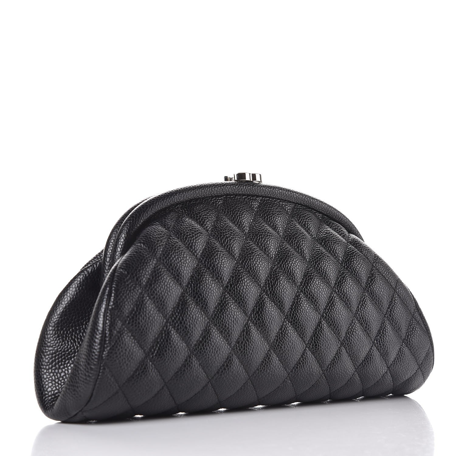 Chanel Caviar Quilted Timeless Clutch Black 3 of 8