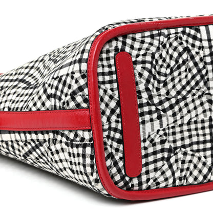 MCM Visetos Medium Liz Reversible Shopper Tote Ruby Red 14 of 23