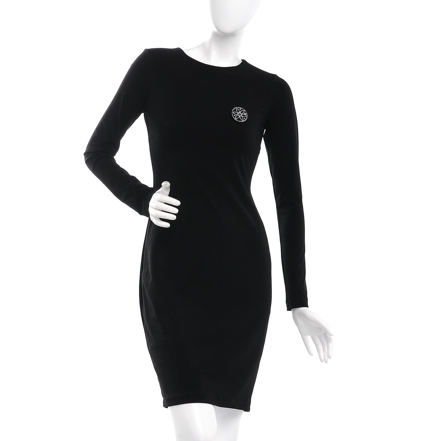 Chanel Glittered Resin Strass Brooch Black Pink 2 of 5