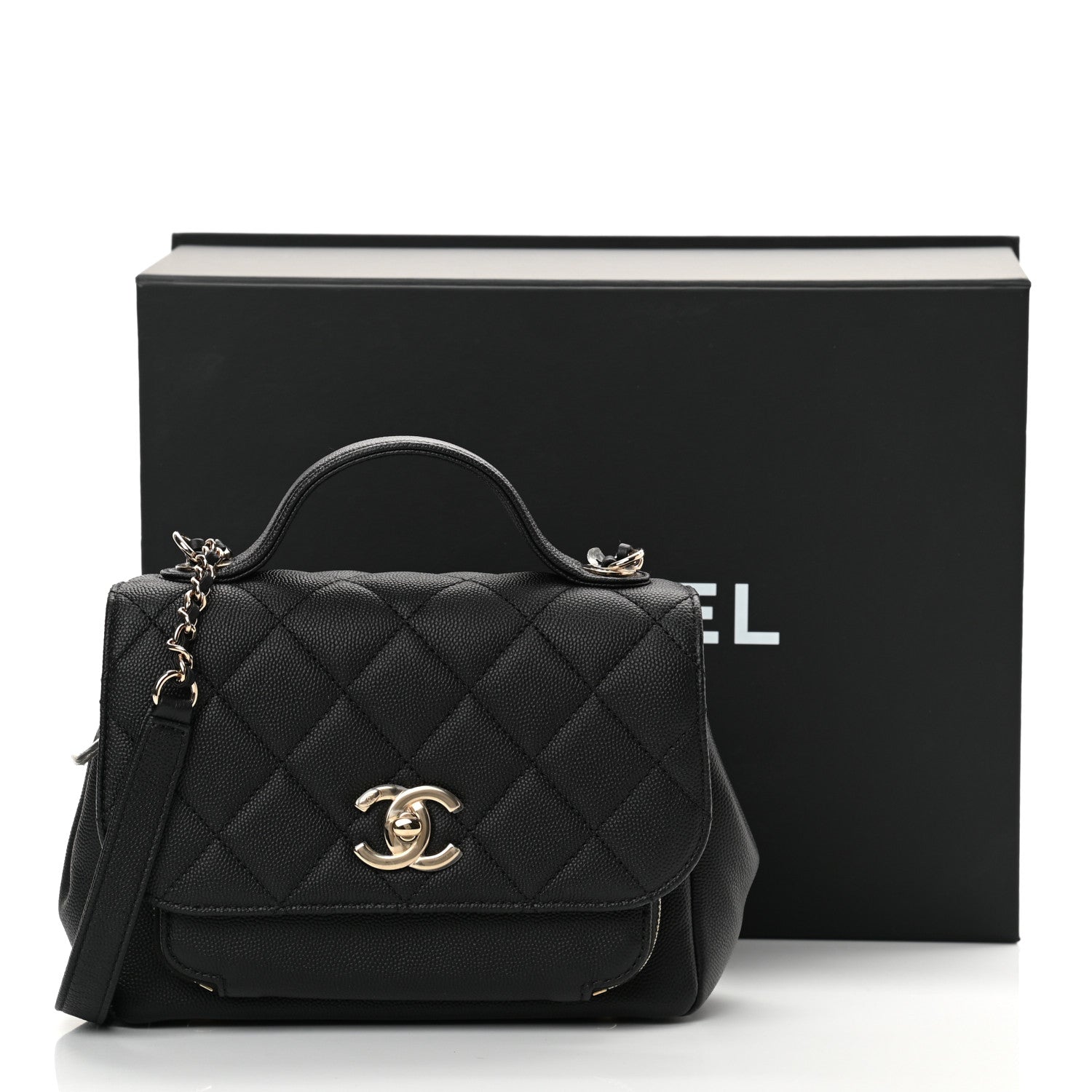 Chanel Caviar Quilted Small Business Affinity Flap Black 11 of 11