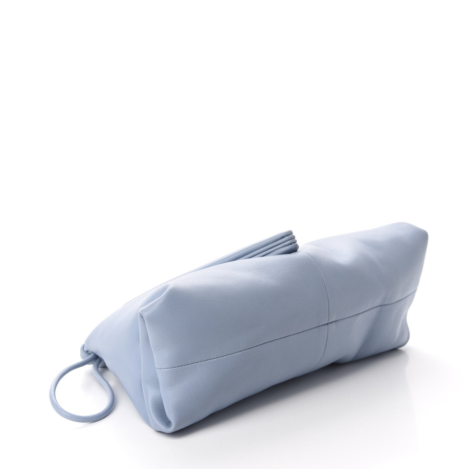 Bottega Veneta Lambskin BV Trine Clutch Ice 4 of 10