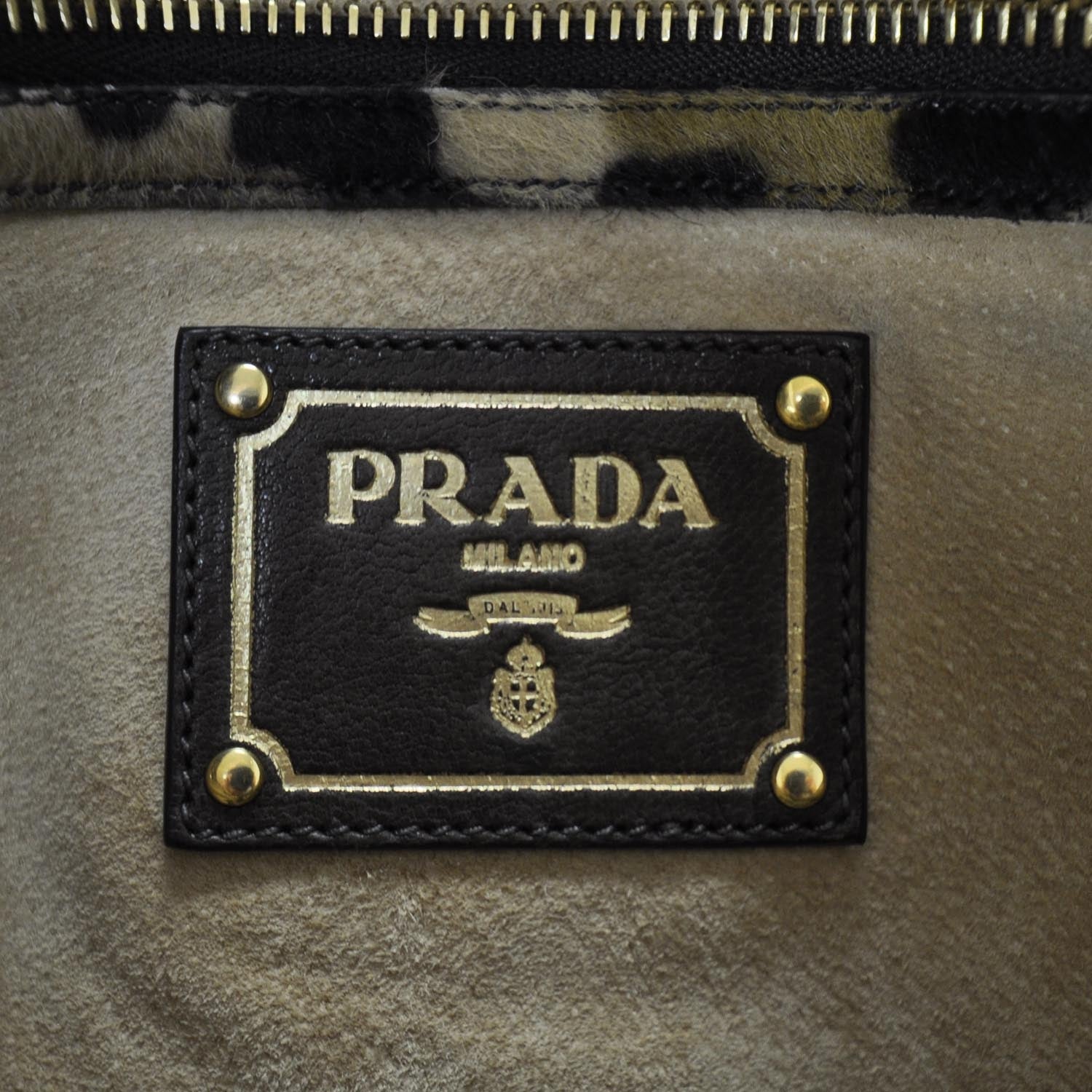 Prada Calf Hair Leopard Print Bauletto 8 of 11
