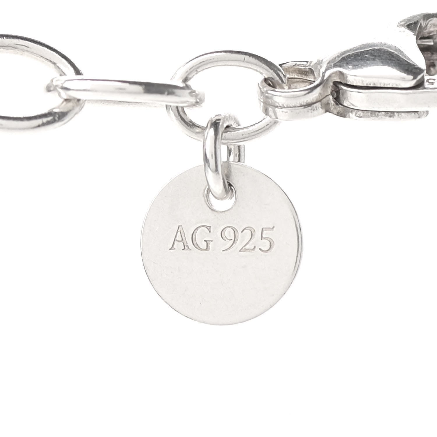 Tiffany Sterling Silver Narrow Infinity Link Necklace 5 of 6