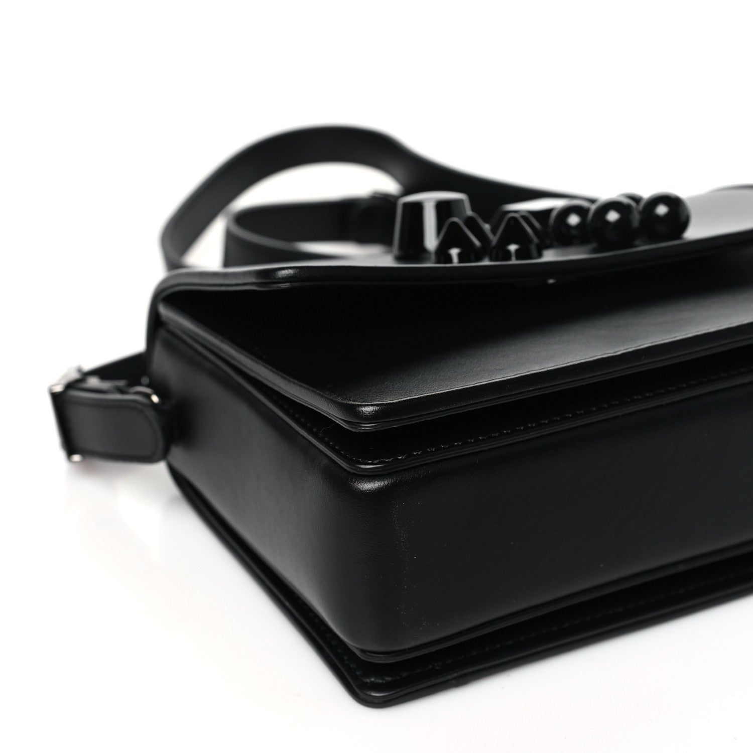 Christian Louboutin Calfskin Studded Carasky Crossbody Bag Black 8 of 9