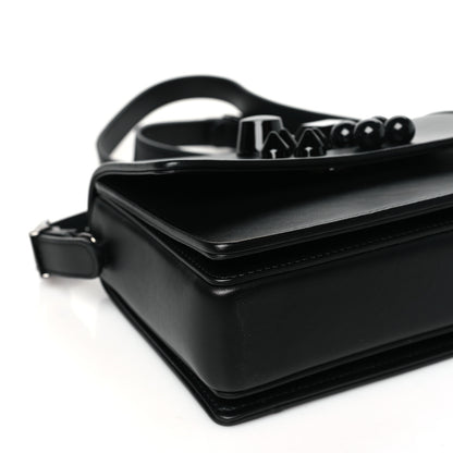 Christian Louboutin Calfskin Studded Carasky Crossbody Bag Black 8 of 9