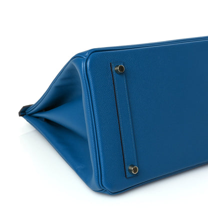 Hermes RESERVED -  Epsom Birkin 35 Bleu Izmir 8 of 9