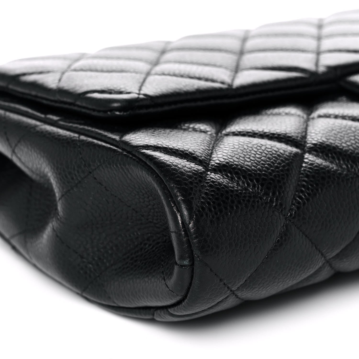 Chanel Caviar Quilted Clutch With Chain Flap Black 9 of 11