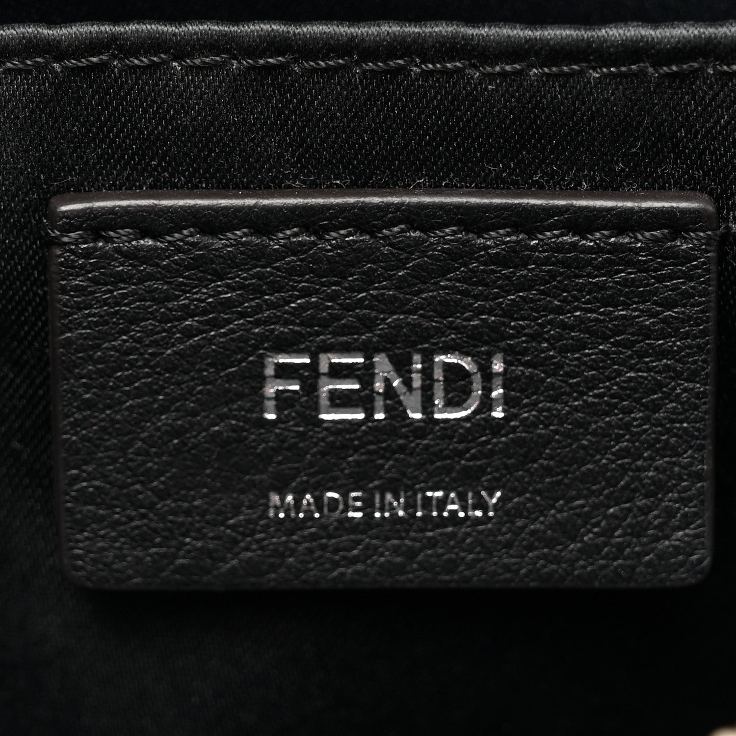 Fendi Shiny Nappa Crystal Croc Tail Mini By The Way Boston Bag Soap Smoky Quartz 6 of 7