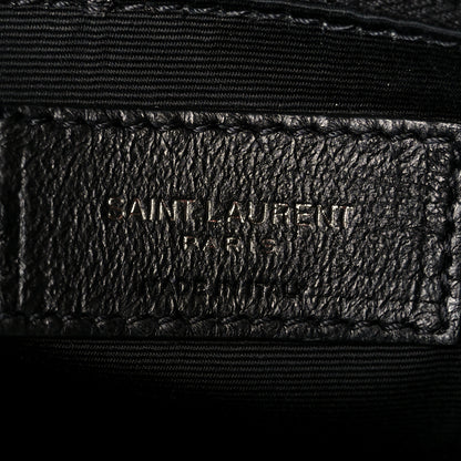 Saint Laurent Crinkled Calfskin Matelasse Monogram Medium Niki Shopper Tote Black 6 of 10