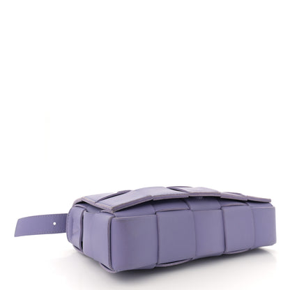 Bottega Veneta Lambskin Intreccio Cassette Crossbody Bag Wisteria 4 of 12