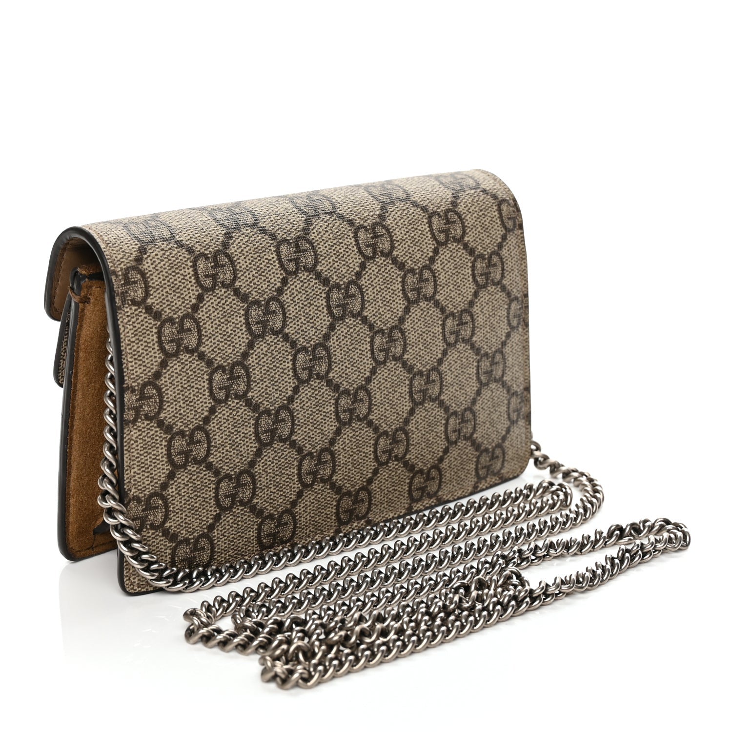 Gucci GG Supreme Monogram Super Mini Dionysus Shoulder Bag Taupe 2 of 11