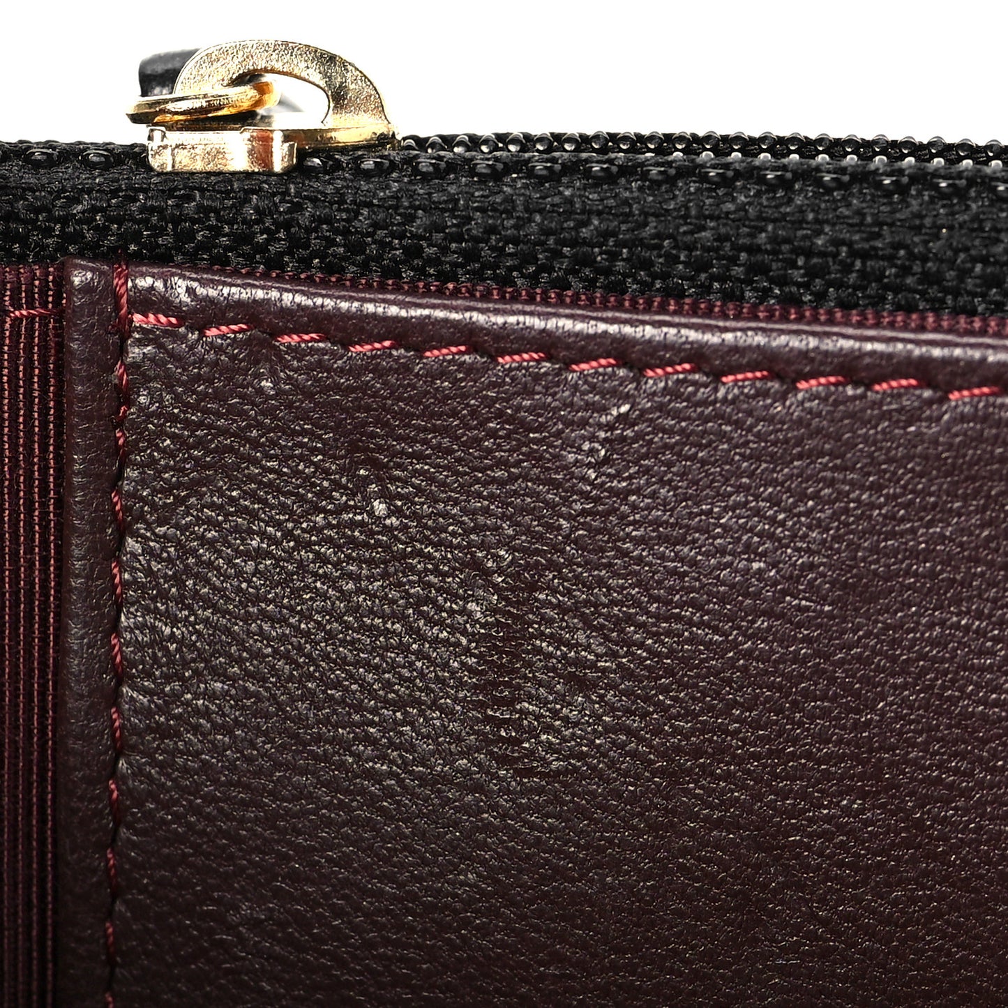 Lambskin Quilted Wallet On Chain WOC Black