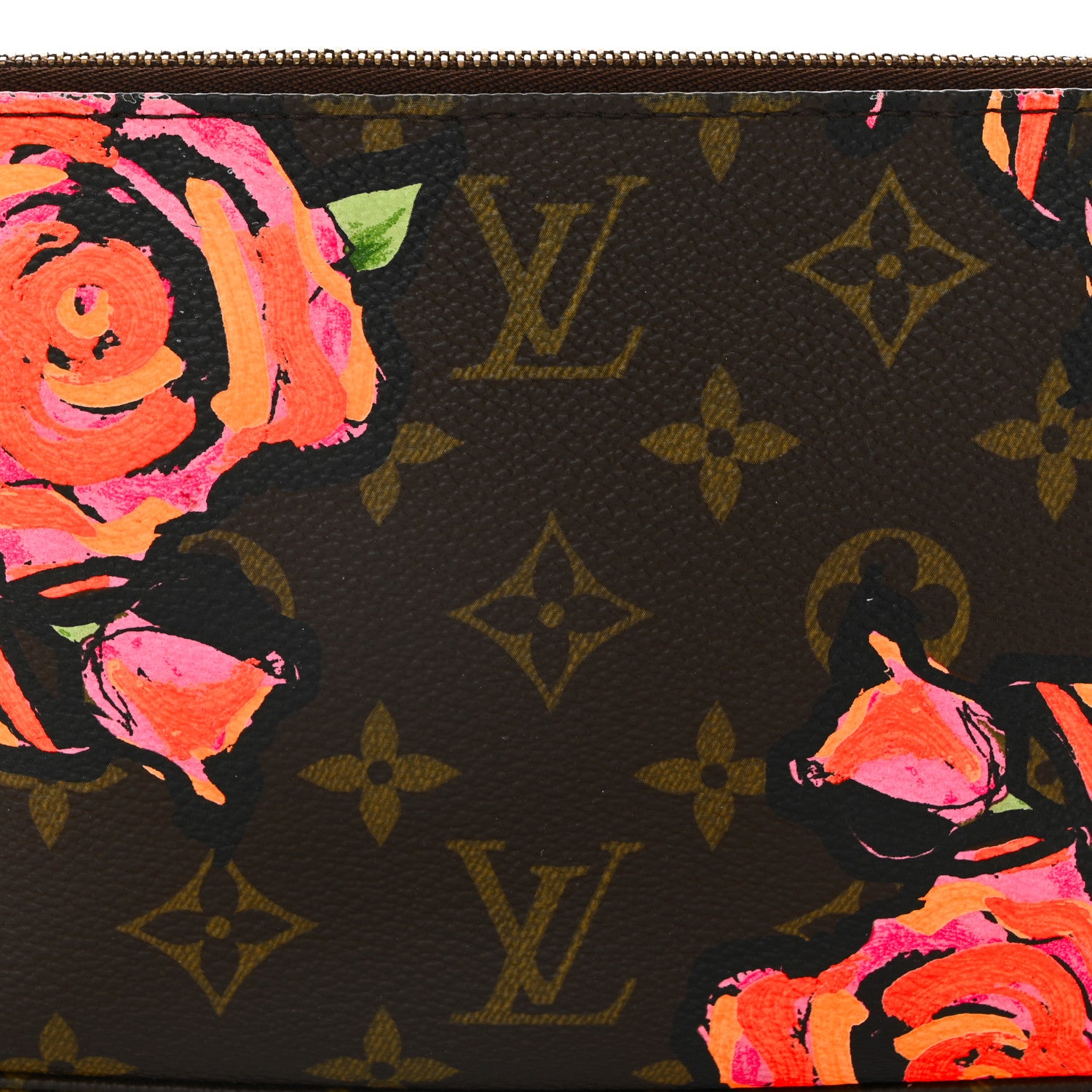 Louis Vuitton Monogram Roses Pochette Accessories 8 of 10