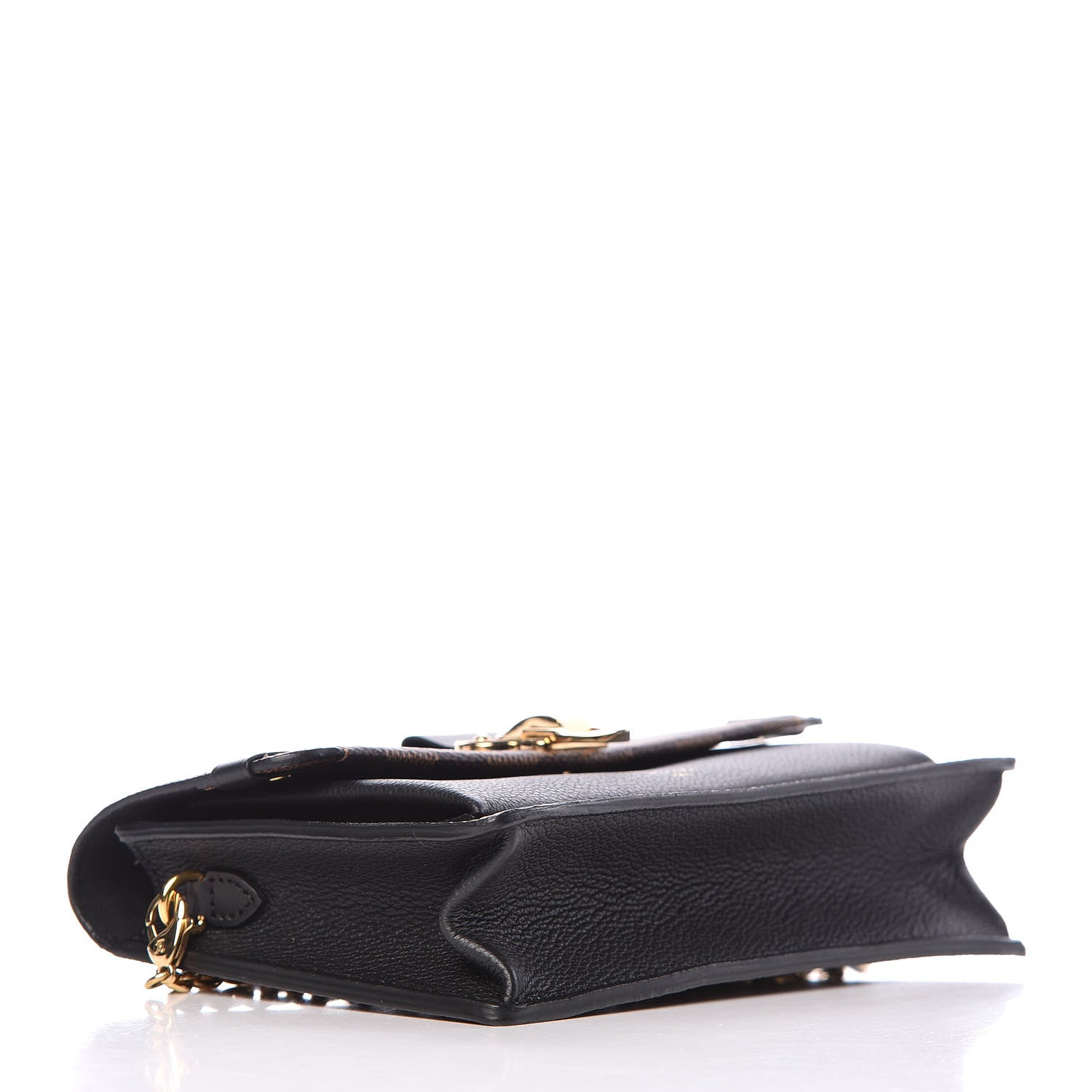 Louis Vuitton Damier Ebene Vavin Chain Wallet Black 4 of 10