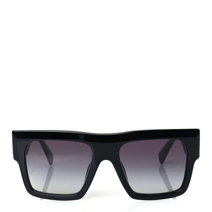 Miu Miu Acetate Rectangle Sunglasses SMU 10W Black 2 of 6
