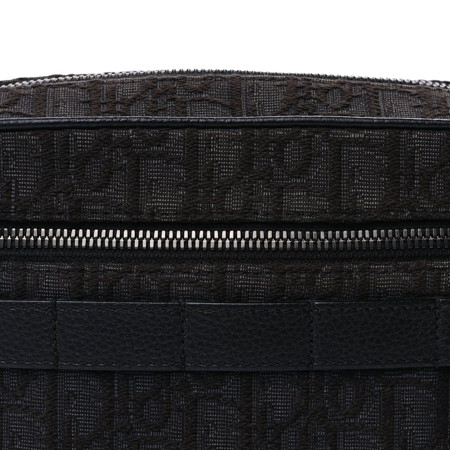 HOMME Oblique Safari Messenger Black