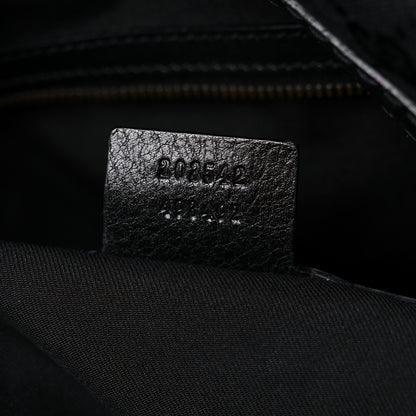Gucci Monogram Large Jockey Hobo Black 10 of 25
