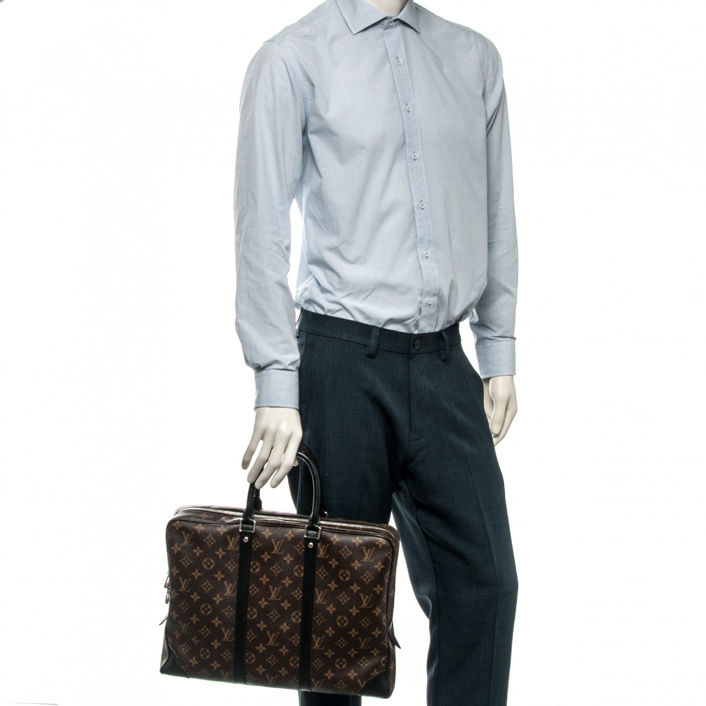 Monogram Macassar Porte-Documents Voyage