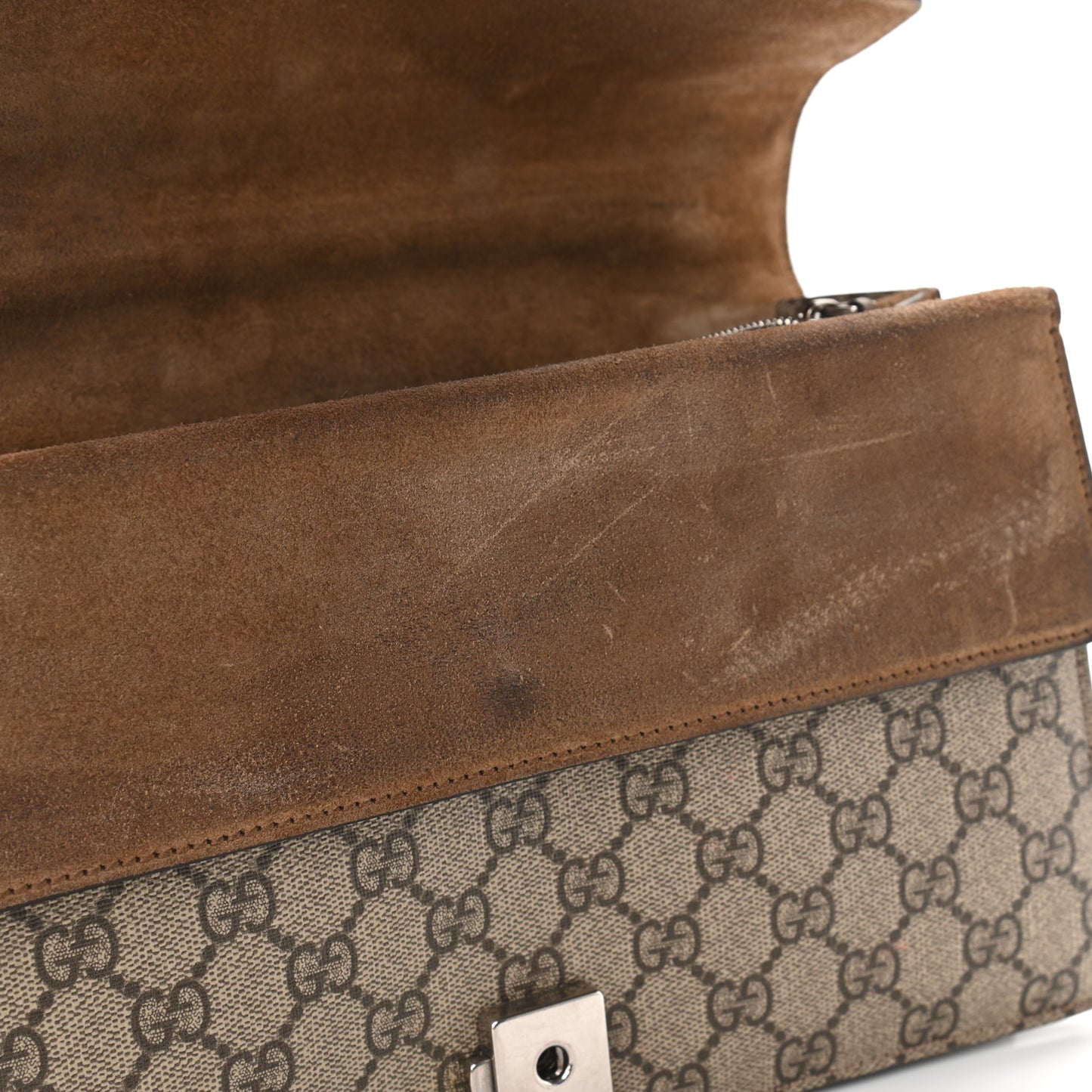 GG Supreme Monogram Small Dionysus Shoulder Bag Taupe