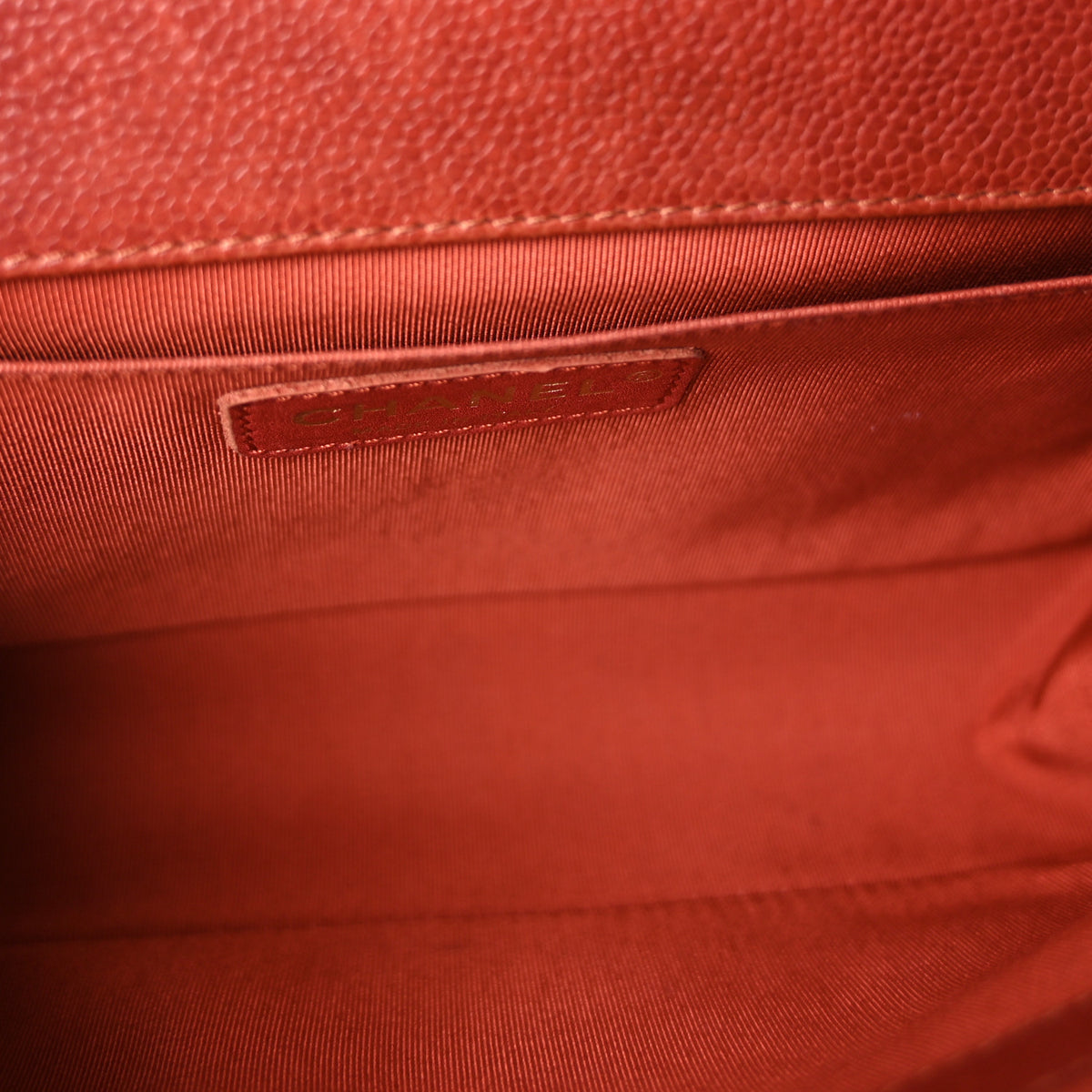Chanel Caviar Quilted Medium Boy Flap Dark Red 4 of 8