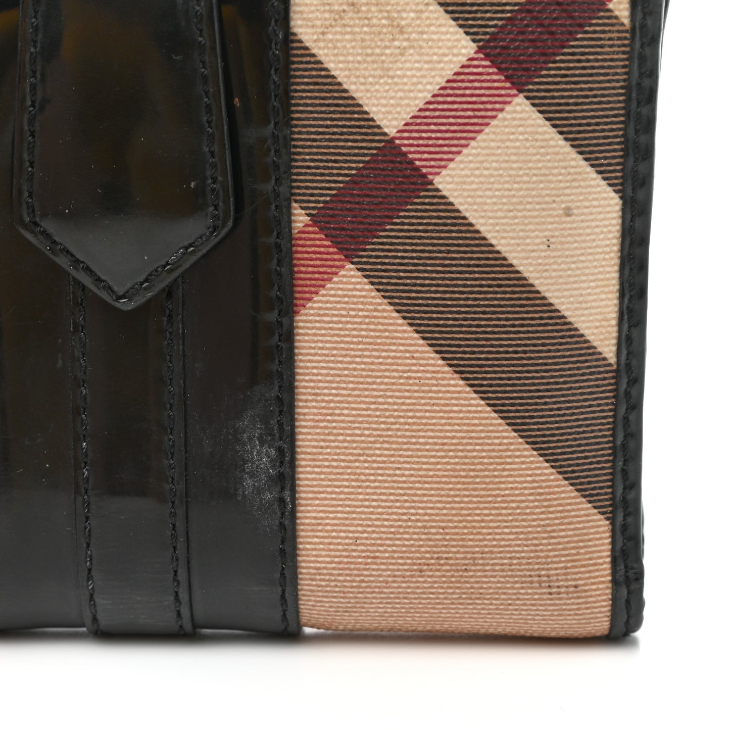 Nova Check Penrose Compact Wallet Black