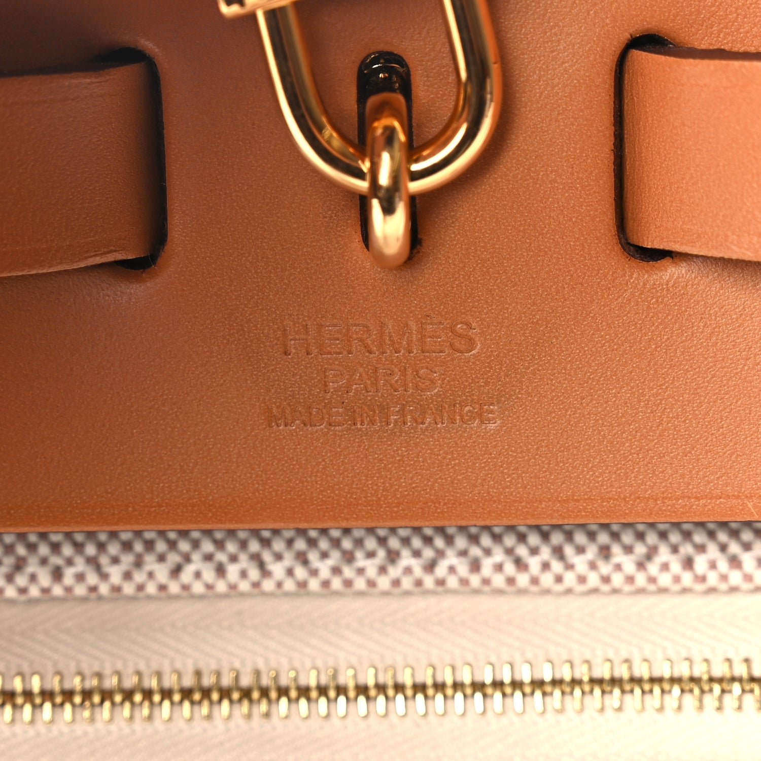 Hermes H Plume Canvas Vache Hunter Circuit 24 Herbag Zip Retourne 31 Orange Mecano Ecru Beige Naturel 7 of 10