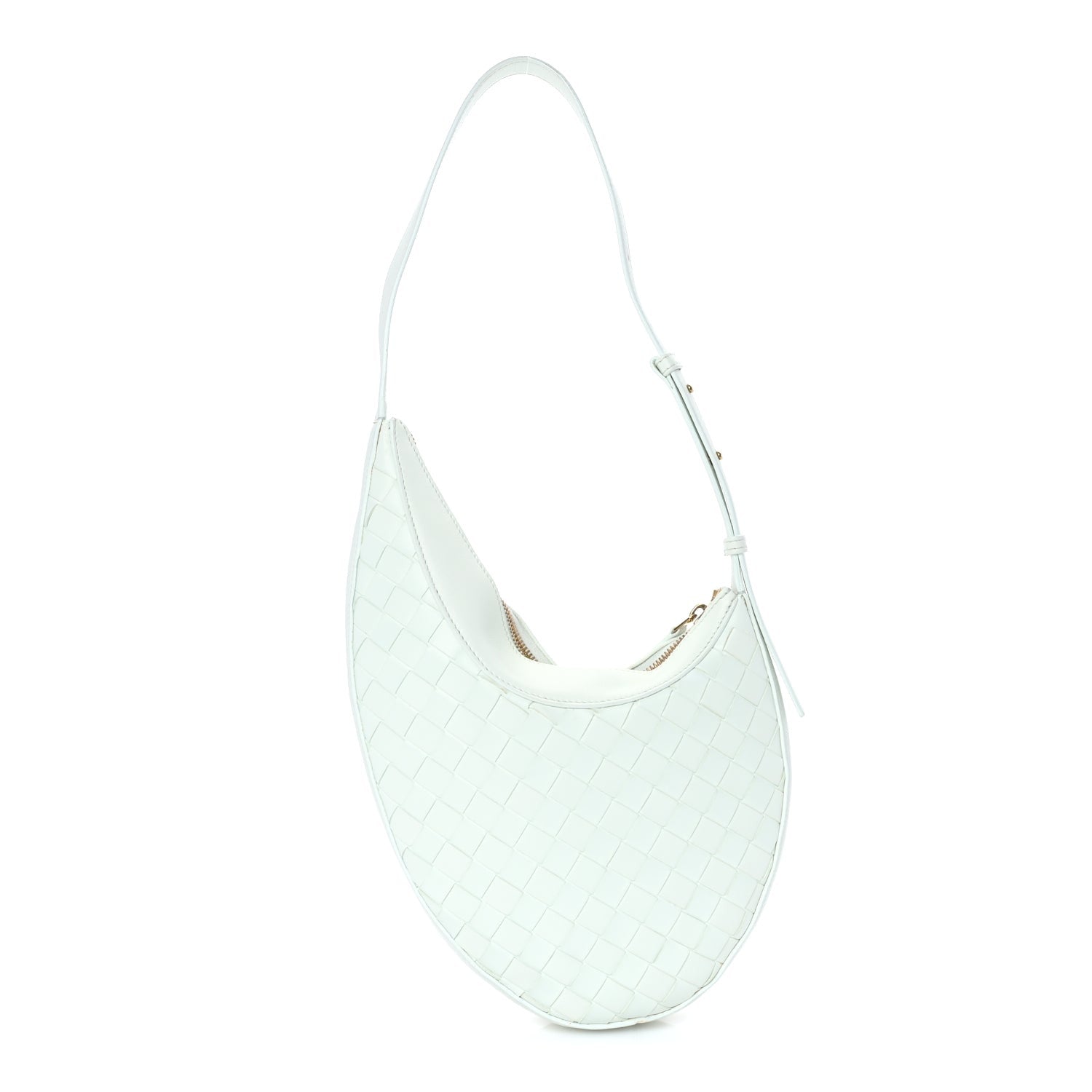 Bottega Veneta Nappa Intrecciato Small Drop Shoulder Bag  Glacier 1 of 7