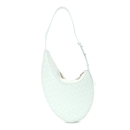 Bottega Veneta Nappa Intrecciato Small Drop Shoulder Bag  Glacier 1 of 7