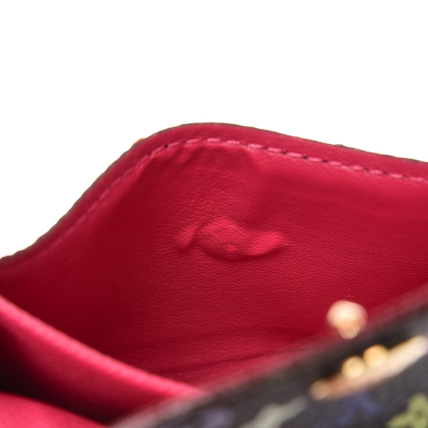 Monogram Multicolor Business Card Holder Black Grenade