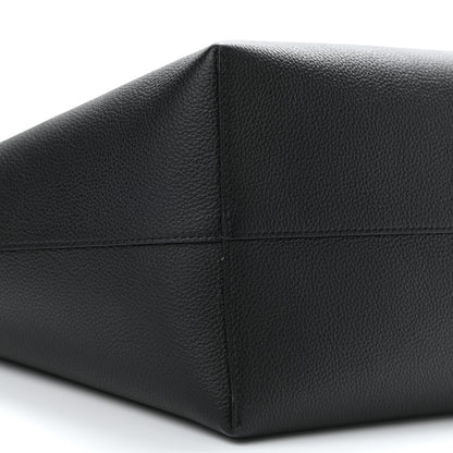 Alexander McQueen Grained Calfskin Skull Open Shopper Tote Black 10 of 11