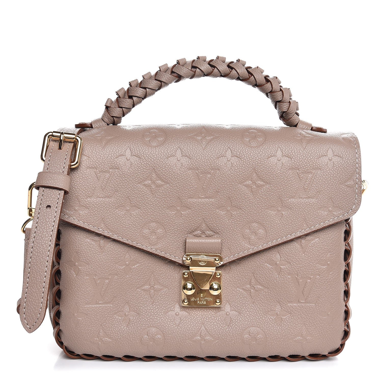 Louis Vuitton Empreinte Braided Pochette Metis Vison 1 of 8