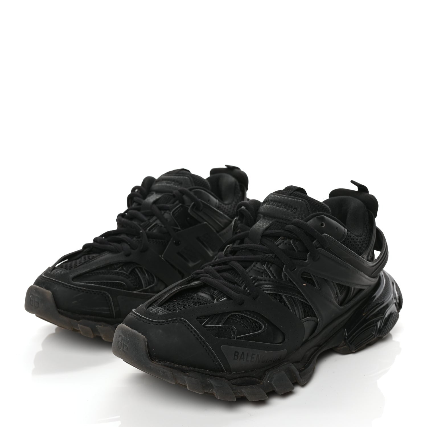 Balenciaga Mesh Nylon Track Sneakers 39 Black 4 of 37