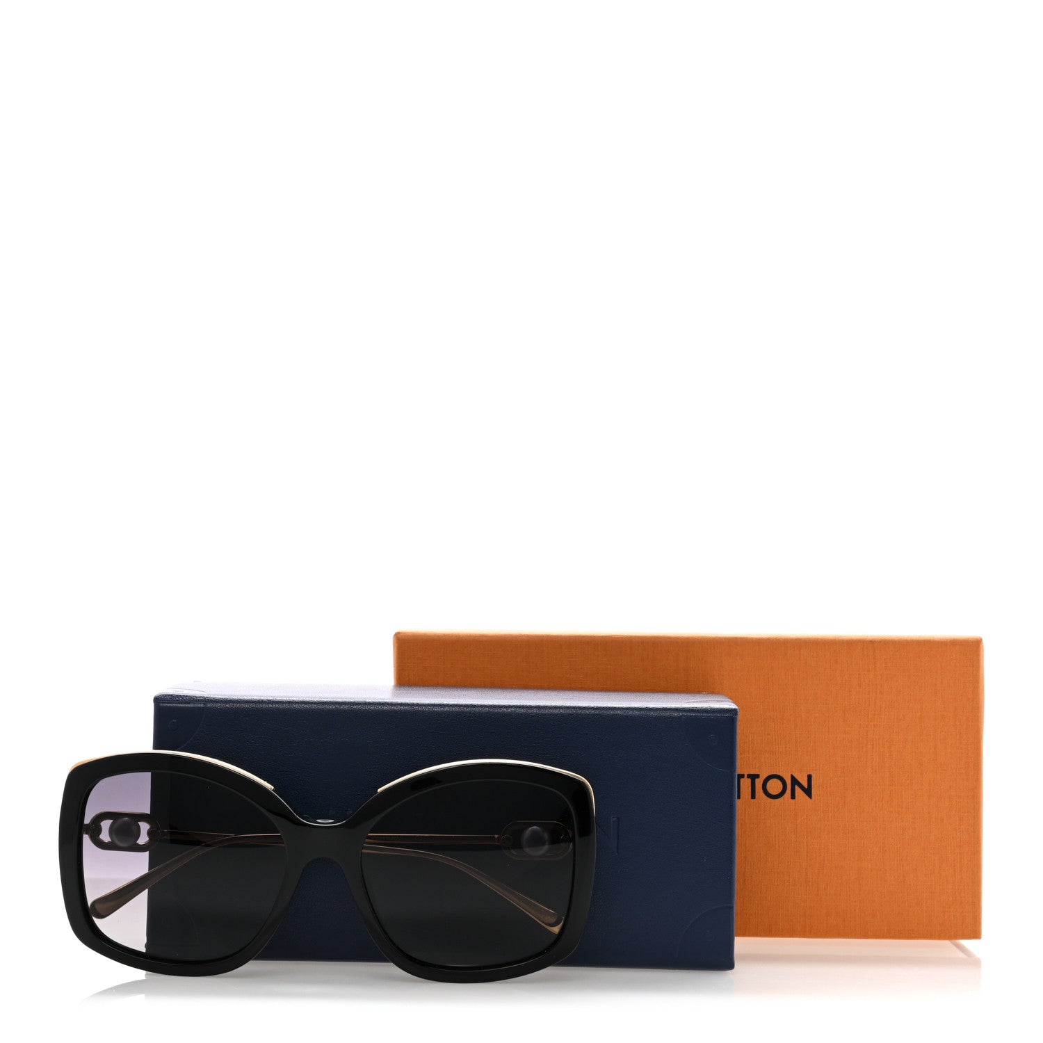 Louis Vuitton Monogram Pearl Square Z1932E Sunglasses Black 7 of 7