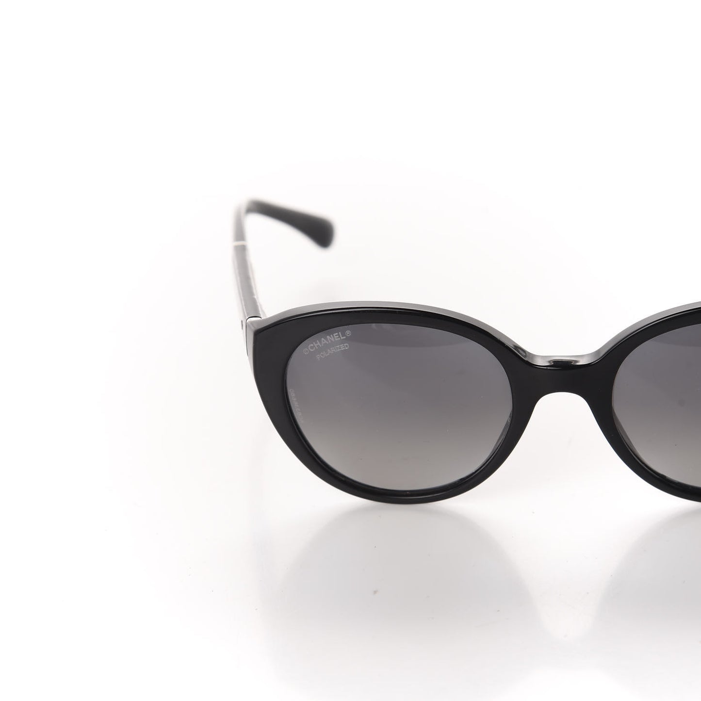 Polarized Round CC Sunglasses Black