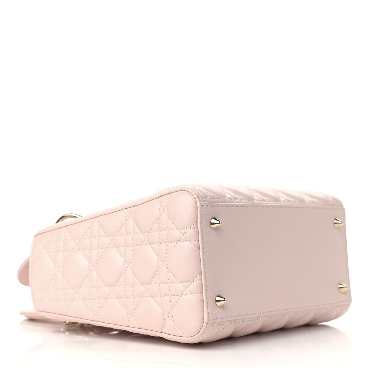 Lambskin Cannage Medium Lady Dior Light Pink