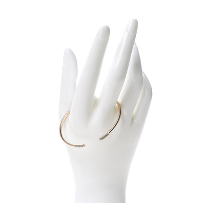 Tiffany 18K Yellow Gold Aquamarine Sparklers Wire Cuff Bracelet 2 of 4