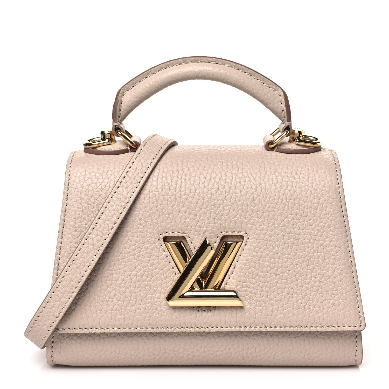 Louis Vuitton Taurillon Twist One Handle BB Greige 1 of 8
