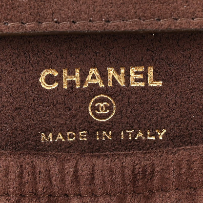 Chanel Caviar Quilted Round Top Handle Jewelry Case Black 8 of 13