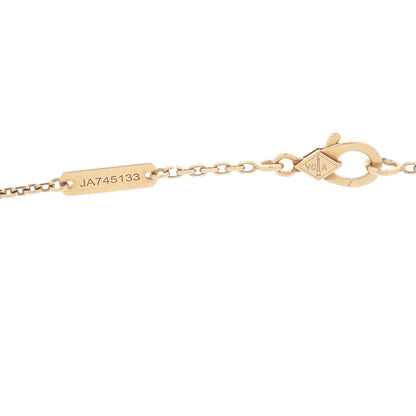 Van Cleef & Arpels 18K Yellow Gold Black Onyx Vintage Alhambra Pendant Necklace 5 of 6
