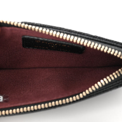 Chanel Caviar Quilted Flap Zip Card Holder Black 4 of 7