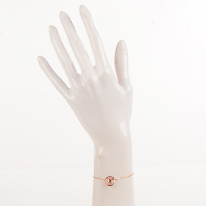 Cartier 18K Pink Gold Diamond Pink Opal Amulette de Cartier Bracelet 2 of 7