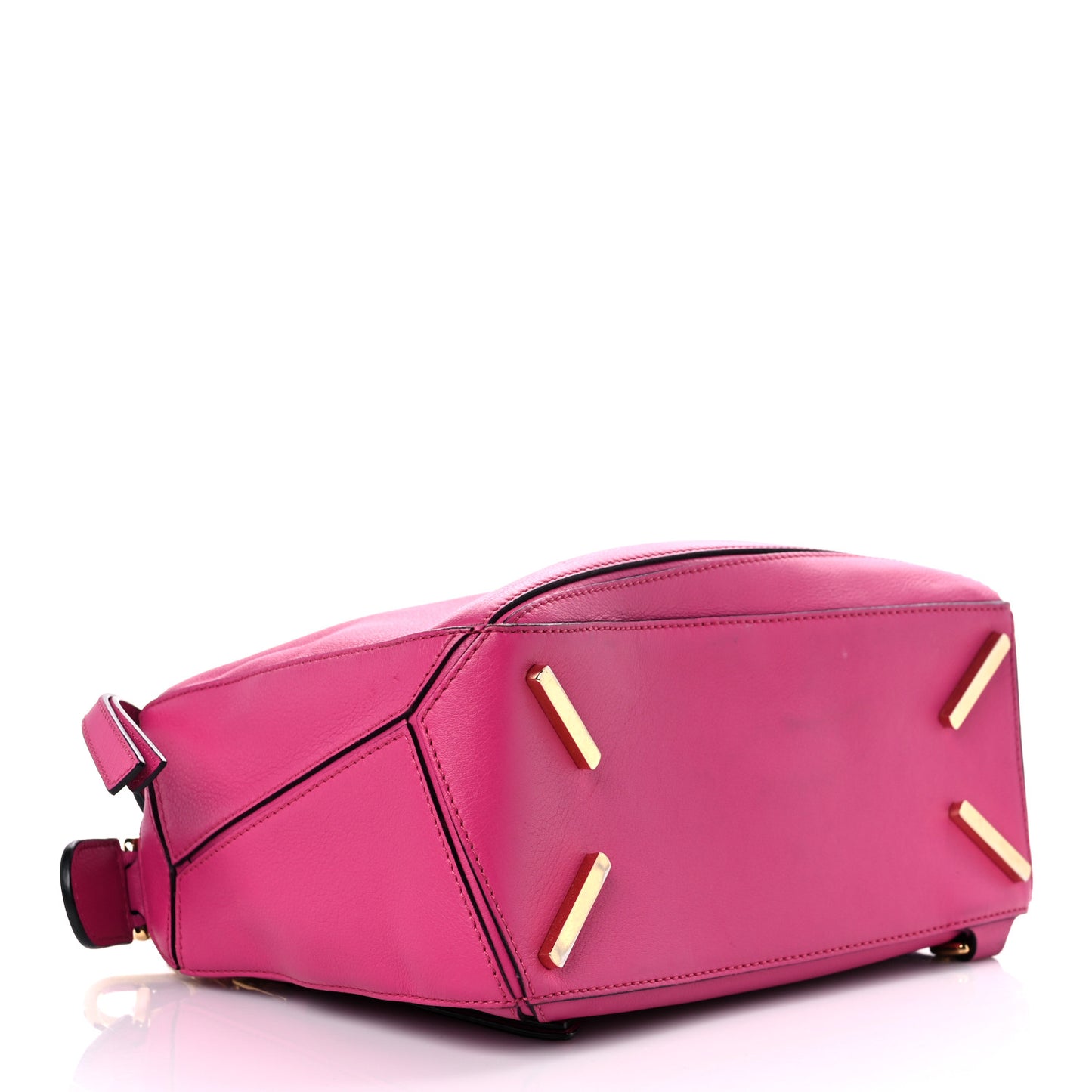 Calfskin Small Puzzle Bag Fuchsia