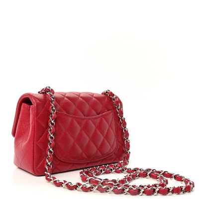 Chanel Caviar Quilted Mini Rectangular Flap  Pink 3 of 10