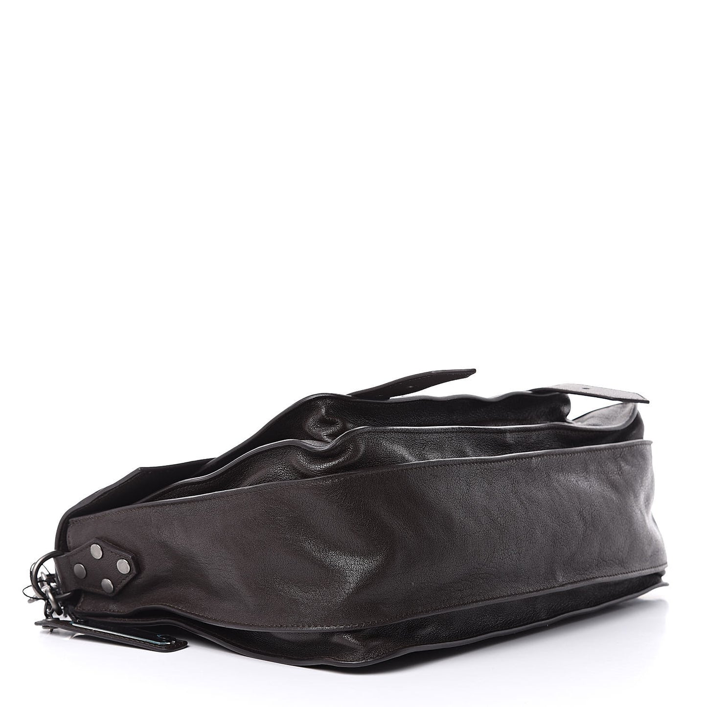 Lambskin Medium PS1 Satchel Dark Chocolate